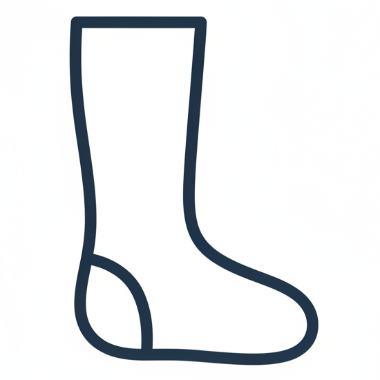 Closed Toe Icon Navy