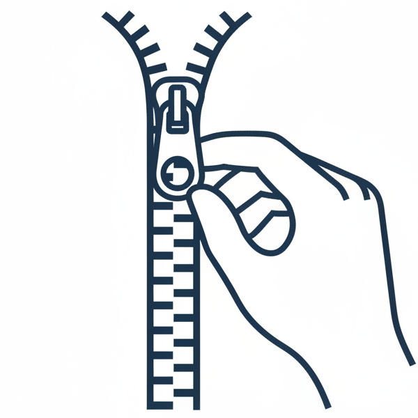 Easy On Off Icon Navy